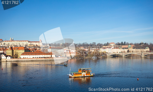 Image of View to the Prague river Vltava