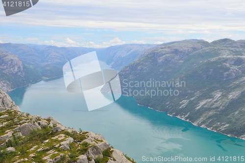 Image of Lysefjord from the Pulpit rock