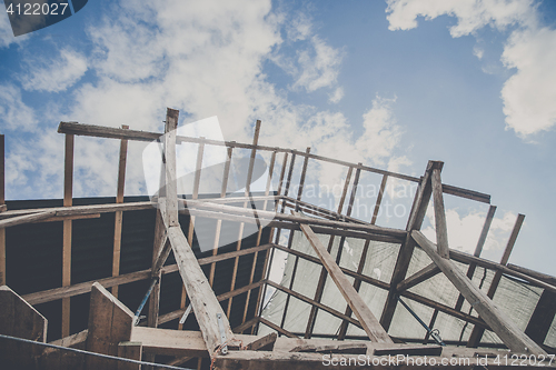 Image of Roof improvement with structure made of wood