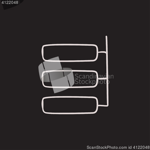 Image of System parts sketch icon.