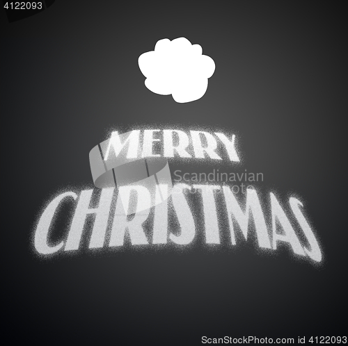 Image of The happy Merry Christmas background