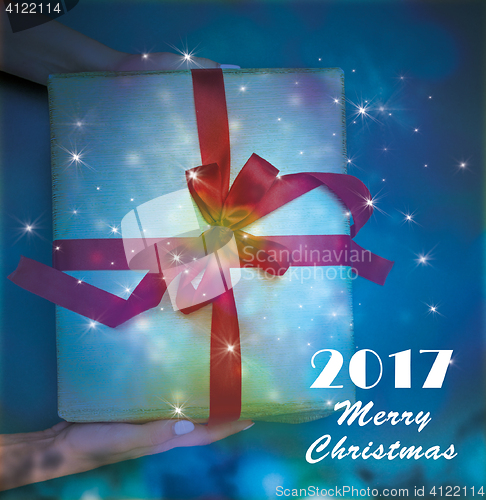 Image of The happy Merry Christmas background