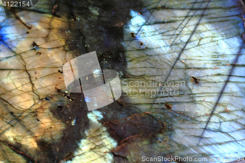 Image of labradorite mineral background