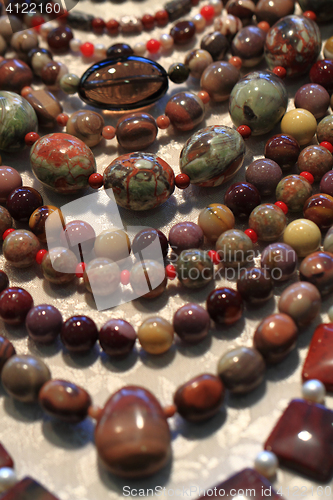 Image of natural color gems background 