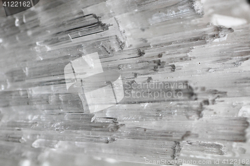 Image of white scolecite crystals