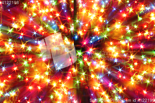 Image of abstract background from christmas lights 