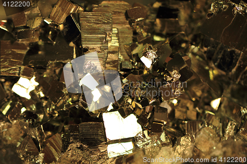 Image of pyrite mineral background