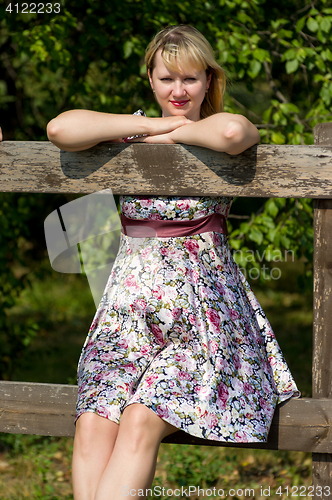 Image of Expectant mother in the Park