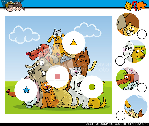 Image of match the pieces activity