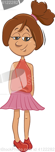 Image of latino girl cartoon character