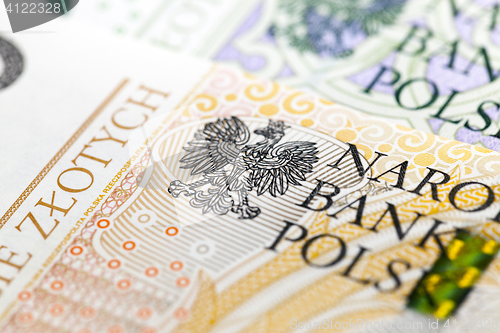 Image of Polish Zloty closeup