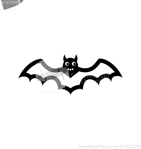 Image of Bat icon isolated on white background