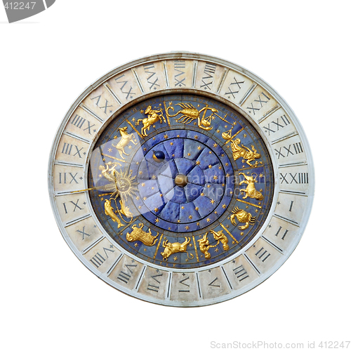 Image of Astronomical clock in Venice, Italy