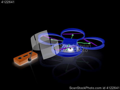 Image of Drone with remote controller