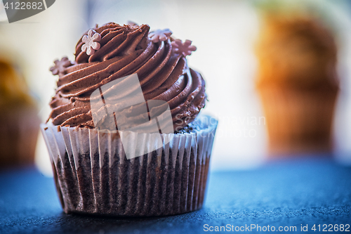 Image of Chocolate cupcakes desert