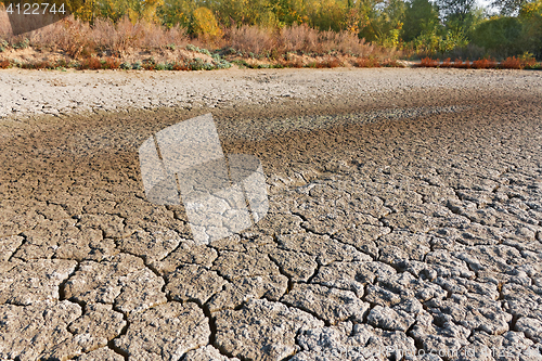 Image of Drying up lake surface