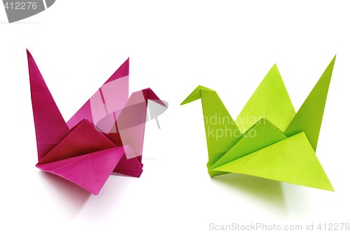 Image of Origami birds