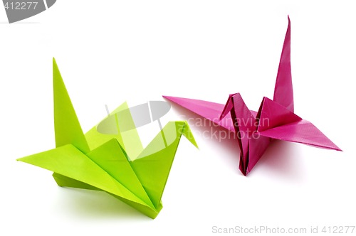 Image of Origami birds