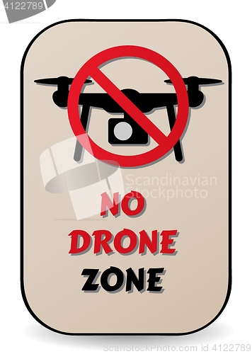 Image of no drone sign