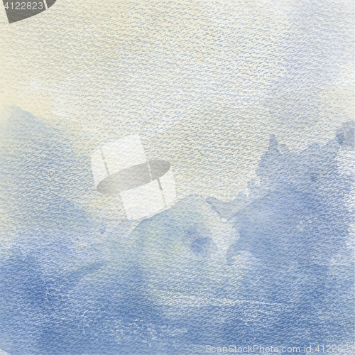 Image of Beautiful hand painted watercolor background