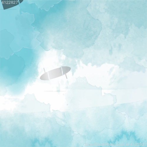 Image of Beautiful hand painted watercolor background