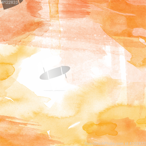 Image of Beautiful hand painted watercolor background
