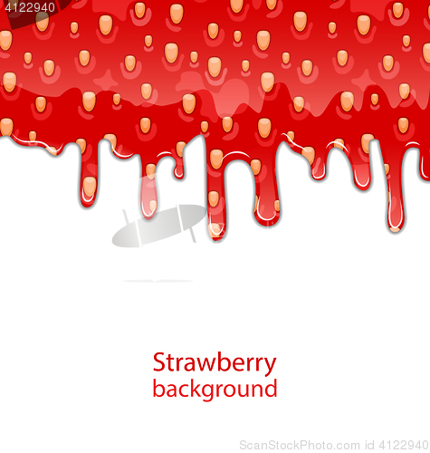 Image of Texture of Strawberry Jam 