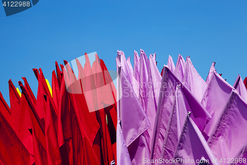 Image of flags for decoration