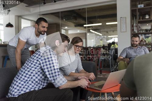 Image of team meeting and brainstorming