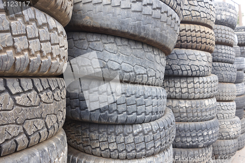 Image of old tires