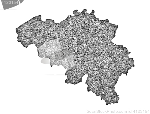 Image of Textured map of Belgium
