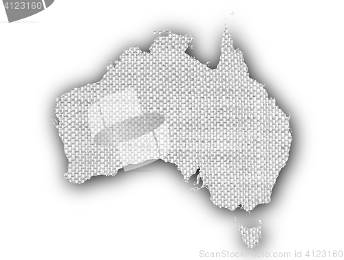 Image of Textured map of Australia