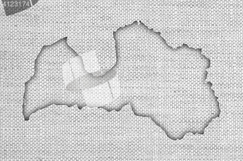 Image of Textured map of Latvia