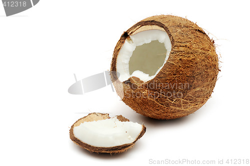 Image of Cracked coconut