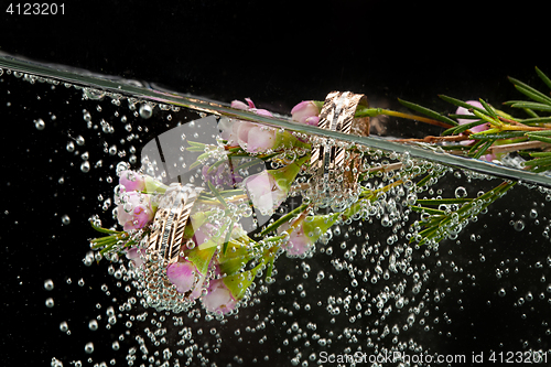 Image of Golden Rings In The Water