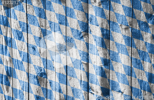 Image of Textured flag of Bavaria