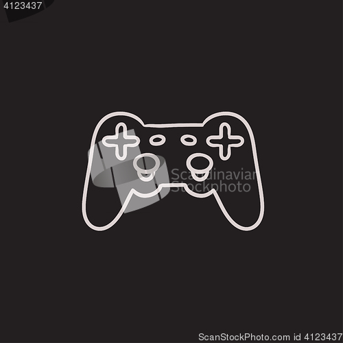 Image of Joystick sketch icon.