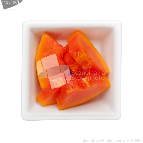 Image of Sliced papaya