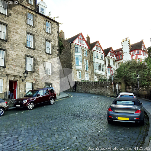 Image of Street view of Edinburgh city