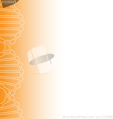 Image of Science Template DNA Molecules Backdrop