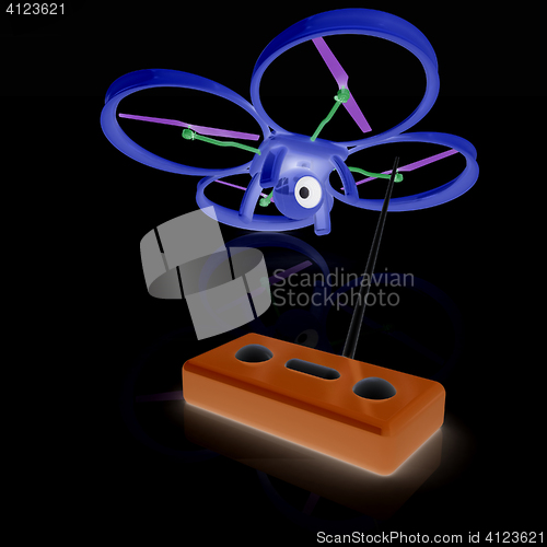 Image of Drone with remote controller