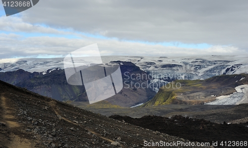 Image of Lava mountains in Iceland