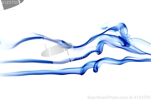 Image of Abstract blue waves