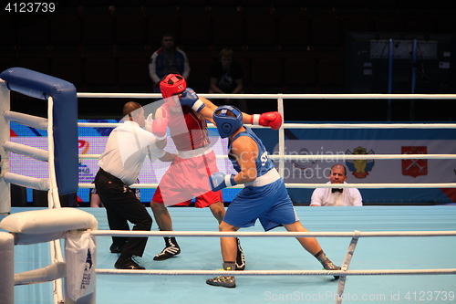 Image of boxing hit jab and knockout