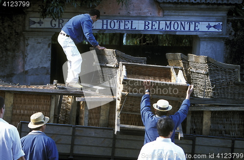 Image of EUROPE PORTUGAL MADEIRA FUNCHAL BASKET SLEDGE