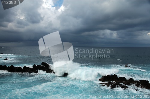 Image of Atlantic ocean near Madeira