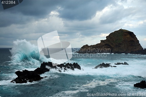 Image of Atlantic ocean near Madeira