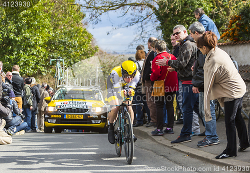 Image of The Cyclist Victor Campenaerts - Paris-Nice 2016 