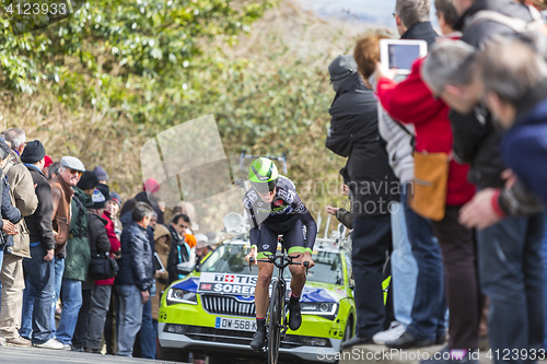 Image of The Cyclist Chris Anker Sorensen - Paris-Nice 2016 