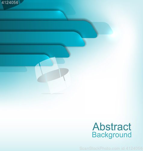 Image of Abstract Shiny Blue Background